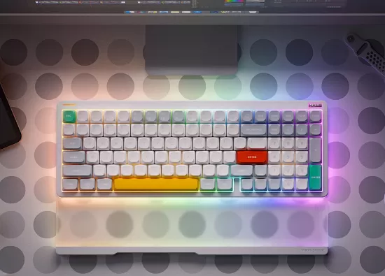 NuPhy Halo96 V2 — стильная клавиатура для Mac с RGB-подсветкой и USB-C подключением