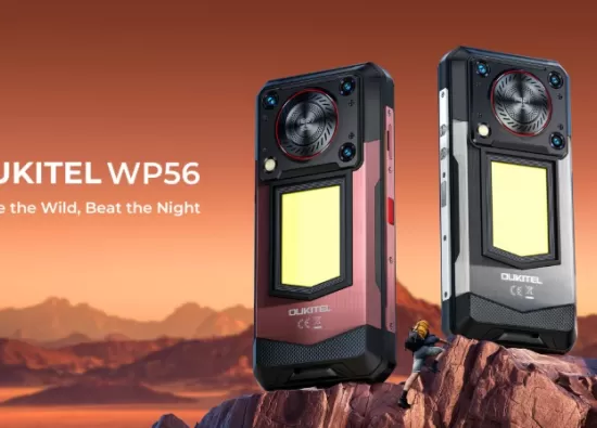 Oukitel WP56: защищённый смартфон с батареей 16000 мАч, фонарём и динамиком 128 дБ за 23 500 рублей