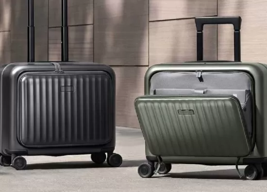 Xiaomi Mijia Front Opening Suitcase: чемодан для ручной клади с быстрым доступом к технике и вещам