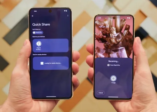 Смартфоны Android получают обновлённое меню Quick Share обмен файлами стал быстрее и удобнее