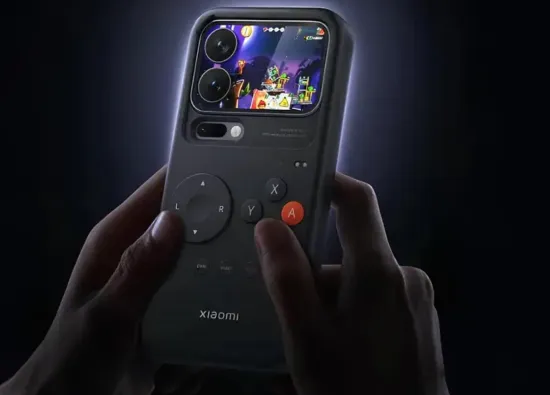 Xiaomi 17 Pro и 17 Pro Max: чехол в ретро-стиле превращает смартфон в портативную игровую консоль