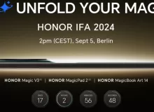 Honor готовится представить новый Magic V3, MagicPad 2 и MagicBook Art 14 на выставке IFA 2024