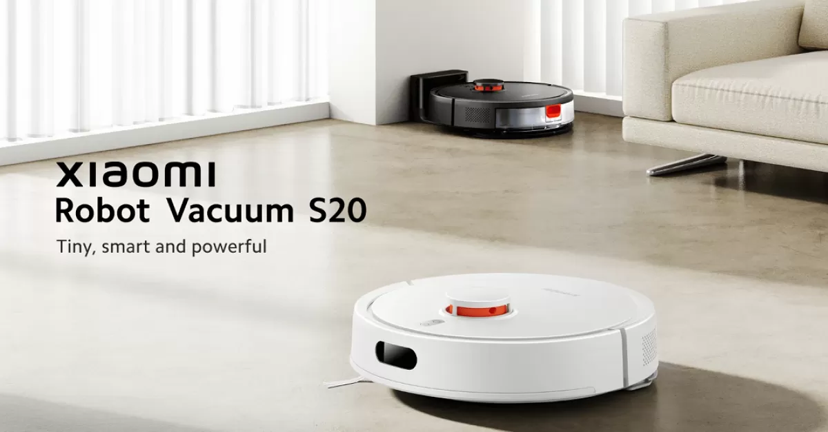 Xiaomi представила новый мощный робот-пылесос Robot Vacuum S20 с интеллектуальной навигацией