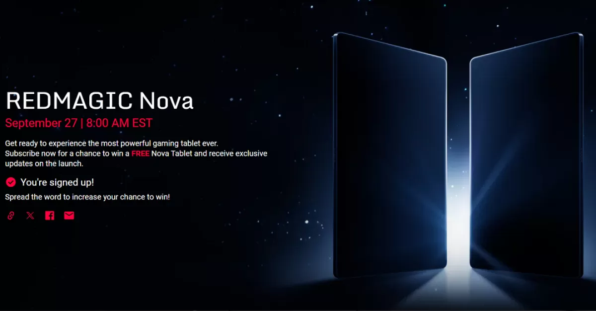 Red Magic Nova: Новый игровой планшет готовится к мировому запуску